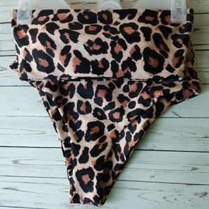 Cheetah Print Bikini Swimsuit